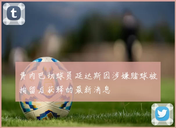 费内巴切球员延达斯因涉嫌赌球被拘留后获释的最新消息